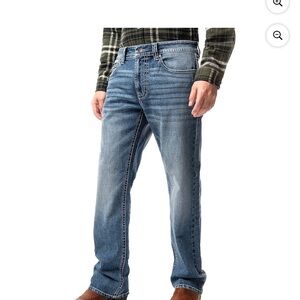 Relaxed Fit Blue Jeans for Men